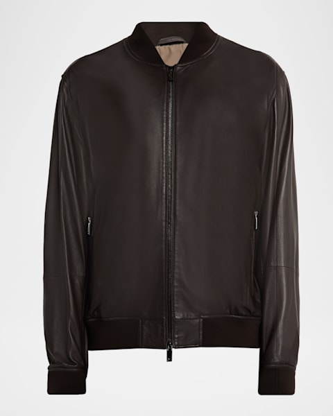 Emporio Armani Men's Zigzag Quilted Down Jacket | Neiman Marcus