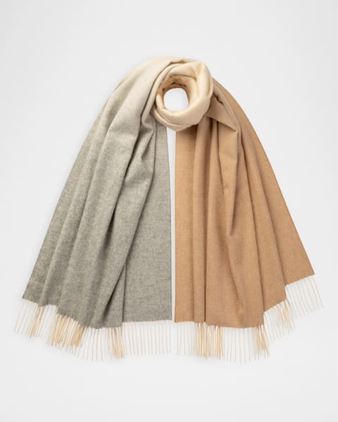 Johnstons Of Elgin Tartan Cashmere Scarf | Neiman Marcus