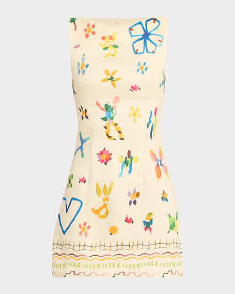 bustier halter dress Floral Bustier Halter Neck Mini Dress | Cute Mini Dress – MOD&SOUL main image 1