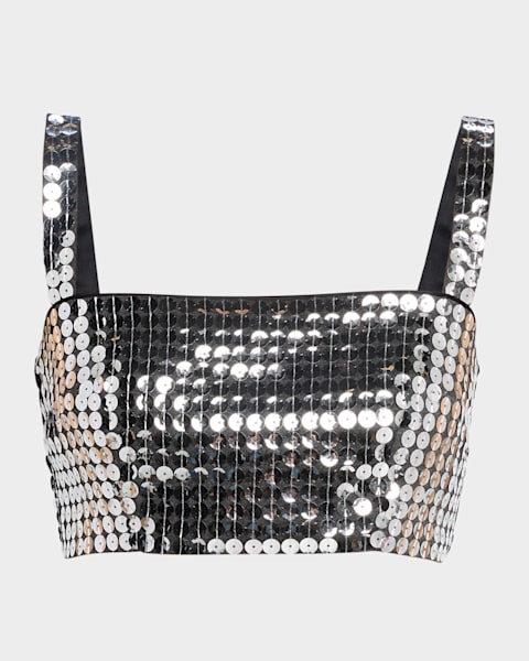 Dolce&Gabbana Lace Jacquard Crop Bustier Top | Neiman Marcus