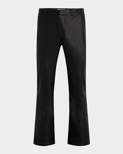 Prada Men's Wide-Leg Cotton Cargo Pants | Neiman Marcus
