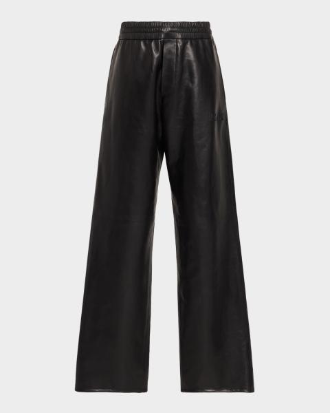 Amiri Men's Polyester and Wool Bootcut Five-Pocket Pants | Neiman