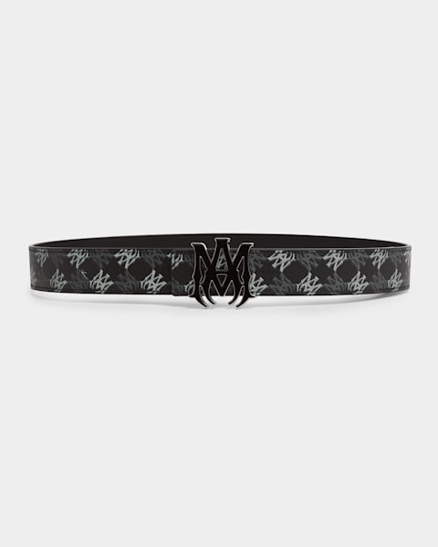 BALENCIAGA MONACO ベルト クロコダイルエンボス Balenciaga Men's Monaco BB Logo Calfskin Belt | Neiman Marcus