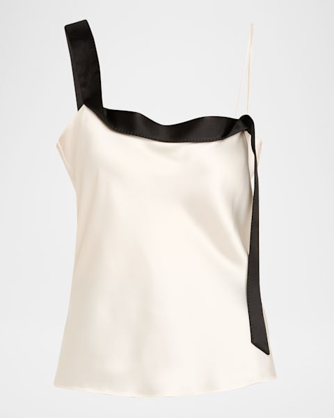 TOM FORD Sheer Silk Halter Top | Neiman Marcus