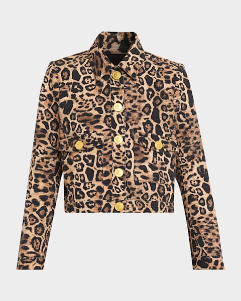Valentino Garavani VLogo Floral Jacquard Single-Breasted Jacket