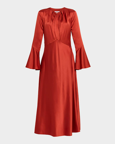 strapless open back dress Faithfull The Brand main image 0