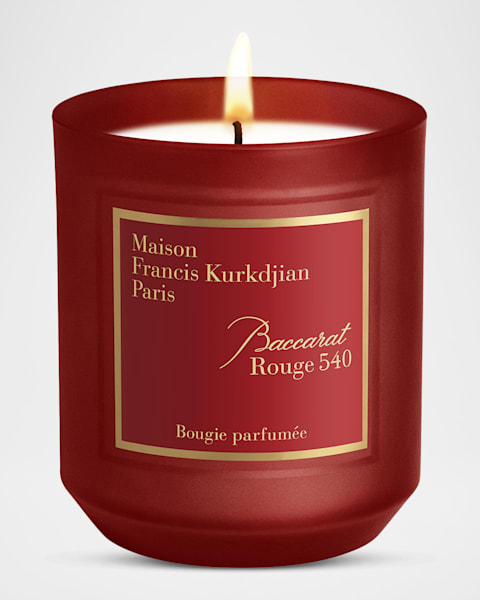Baccarat Harcourt Goblet Candle, Orange | Neiman Marcus