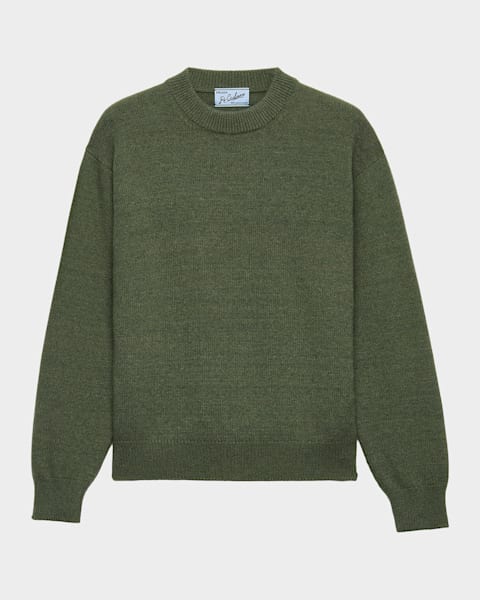 Prada Men's Cotton V-Neck Sweater | Neiman Marcus