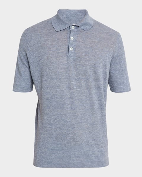 Brunello Cucinelli Men's Slim Fit Cotton Jersey Polo Shirt