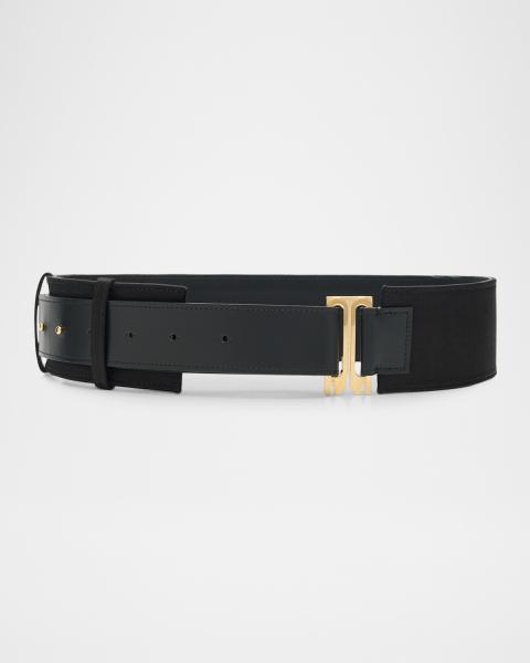 Chloe Leather Bow Belt | Neiman Marcus