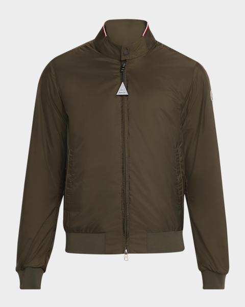 Moncler Men's Hooded Nylon Jacket | Neiman Marcus