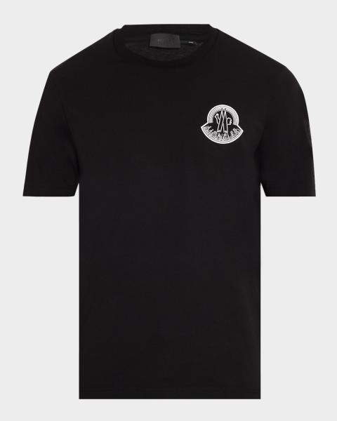 Moncler Men's Graffiti Logo Graphic T-Shirt | Neiman Marcus