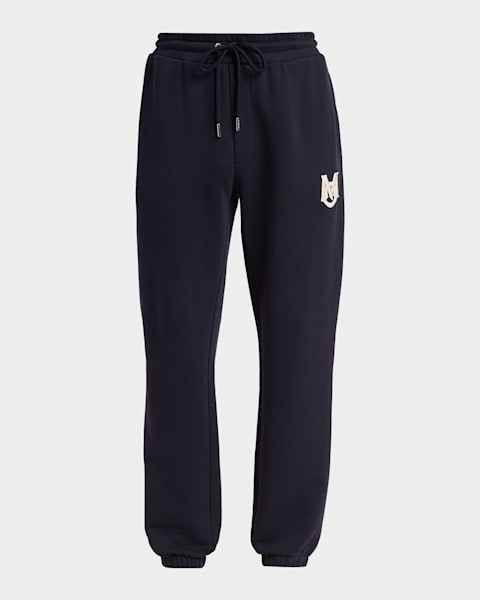 Moncler Men's Logo-Tape Sweatpants | Neiman Marcus