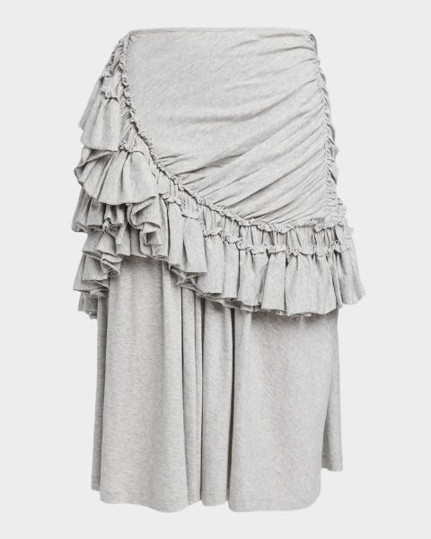 Dries Van Noten Scarfy Long Silk Wrap Skirt | Neiman Marcus