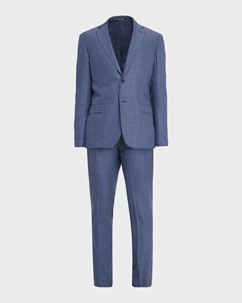 Emporio Armani Super 130s Wool Two-Piece Classic Fit Suit | Neiman