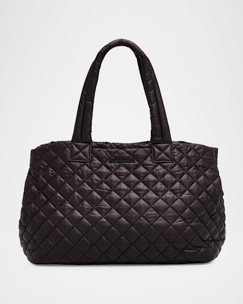 Tory Burch Fleming Mini Quilted Chain Tote Bag | Neiman Marcus