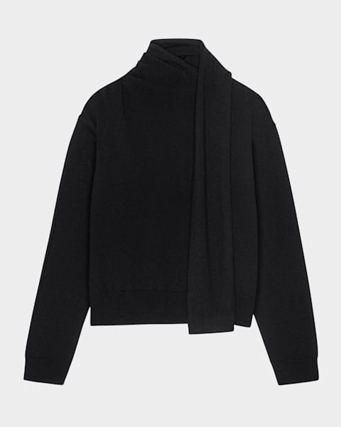 Dolce&Gabbana Brooch V-Neck Sweater | Neiman Marcus