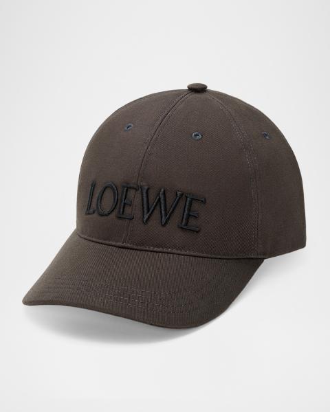 Saint Laurent YSL Washed Denim Baseball Hat | Neiman Marcus display picture 2