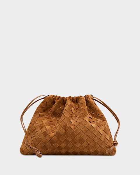 Prada Nylon Drawstring Pouch Wristlet | Neiman Marcus