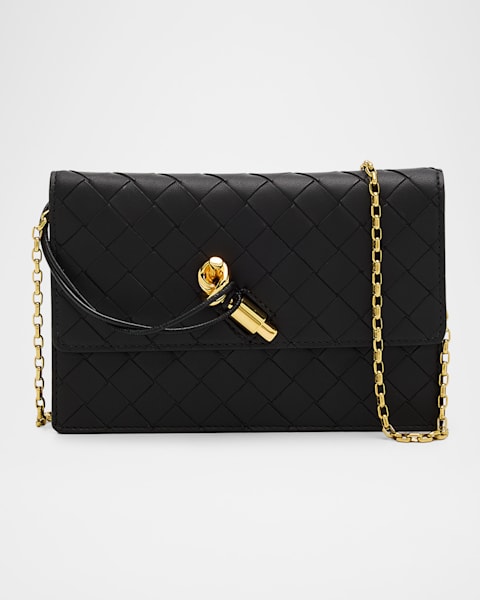 Dries Van Noten Metallic Leather Crossbody Bag | Neiman Marcus