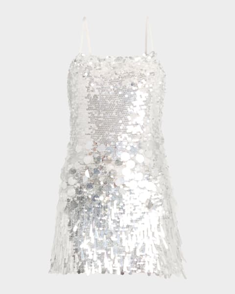 LoveShackFancy Sydow Linen Mini Dress | Neiman Marcus