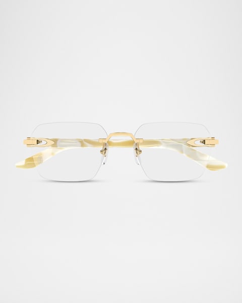 非売品　Cartier スタンド鏡 Cartier CT0521O 002 Eyeglasses Shiny Platinum - eye-oo.com