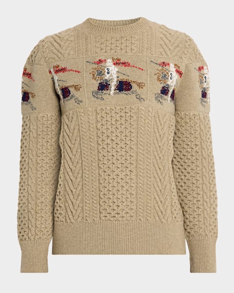 Theory Men's Regal Wool Crewneck Sweater | Neiman Marcus