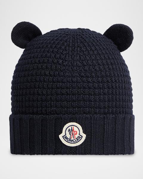 Chloe Kid's Cursive Logo Knit Beanie | Neiman Marcus