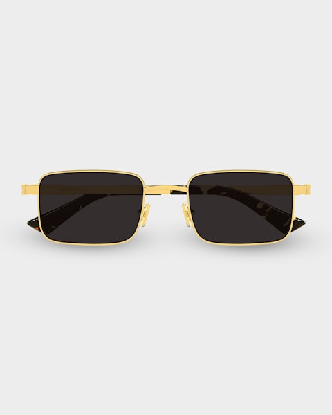 Ben さん専用Bottega Veneta Bottega Veneta Men's BV1465S-001 Double-Bridge Metal Aviator