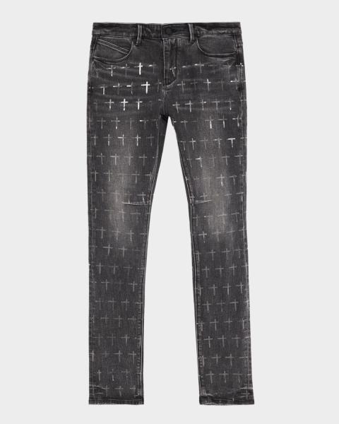 RTA Men's Bryant Merciless Purgatory Skinny Jeans | Neiman Marcus
