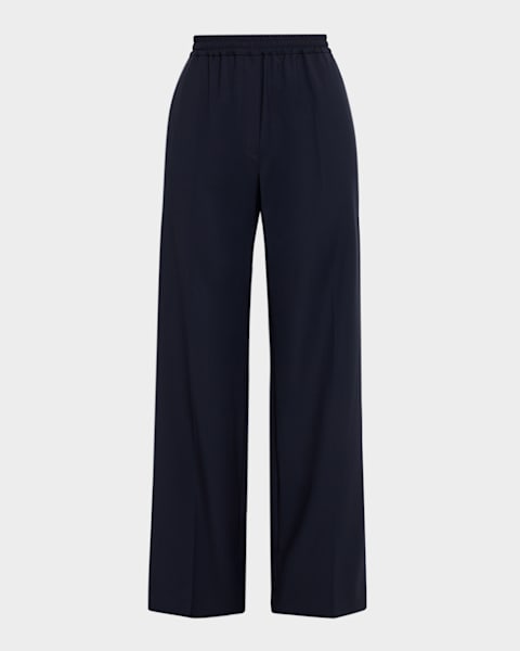 max mara cigarette trousers Max Mara Stretch Wool Cigarette Trousers