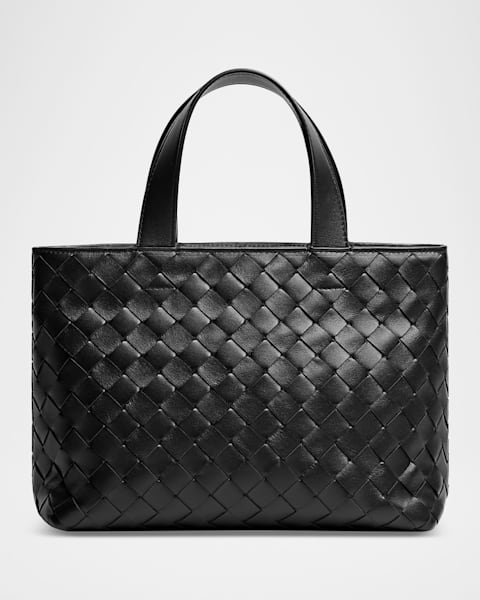 Bottega Veneta Men's Intrecciato Zip North-South Tote Bag | Neiman