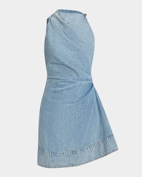 Prada Denim Mini Dress | Neiman Marcus