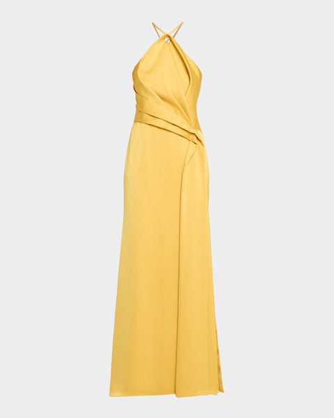 navy blue dress for baby girl Proenza Schouler Faye Backless Twist Back Dress main image 1