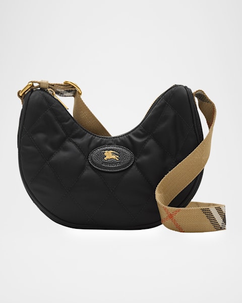 Burberry Horseshoe Check Quilted Crossbody Bag | Neiman Marcus