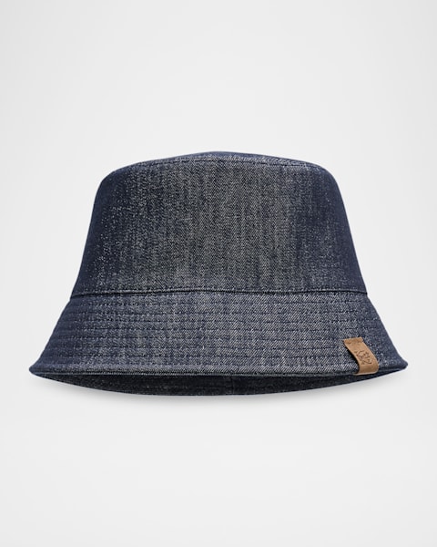 Etro Paisley Denim Bucket Hat | Neiman Marcus