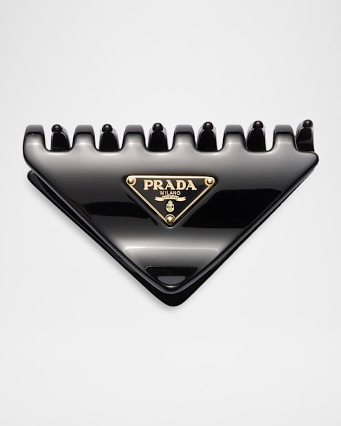 Prada Satin and Crystal Hair Clip | Neiman Marcus