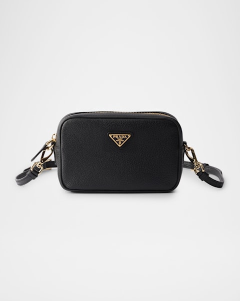 Prada Mini Crystal-Studded Bucket Bag | Neiman Marcus