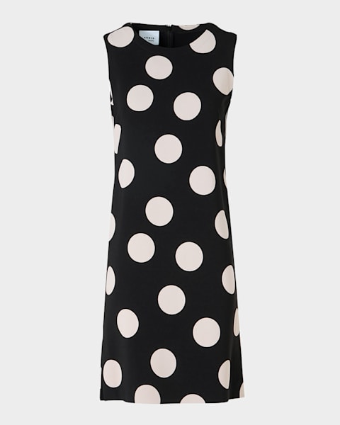 cara cara brown polka dot dress Cara Cara Santiago Midi Dress