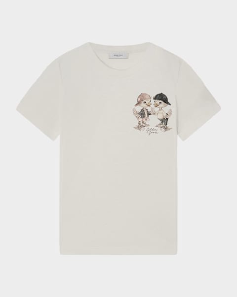 Moncler Boy's Surf-Print Cotton Jersey T-Shirt, Size 4-6 | Neiman