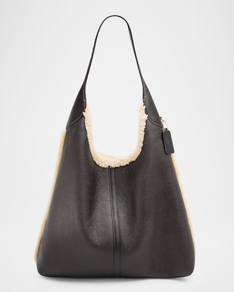 Coach Hamptons Leather Hobo Bag | Neiman Marcus