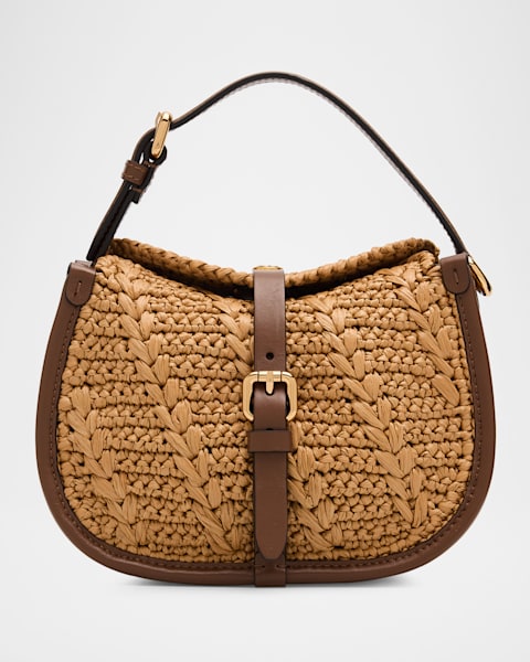 Etro Libra Medium Embroidered Shopping Shoulder Bag | Neiman Marcus