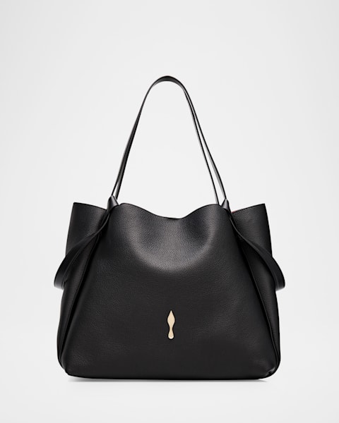 Giorgio Armani Small Grained Leather Trapezoid Tote Bag | Neiman