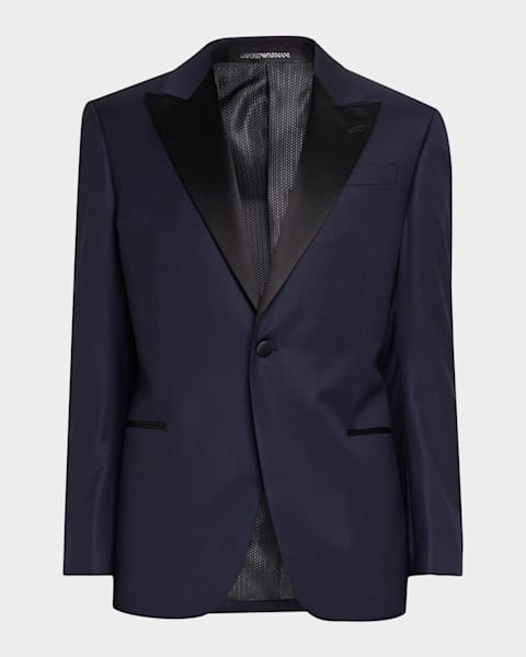 Emporio Armani Men's G Line Super 130s Pinwheel Sport Coat