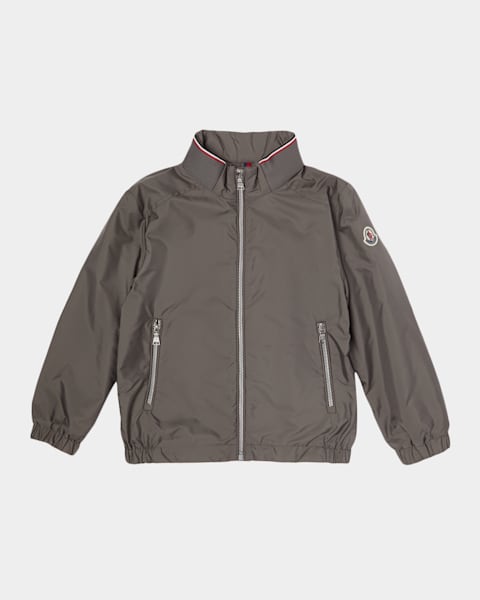 Moncler Boy's New Urville Hooded Rain Jacket, Size 12-14 | Neiman