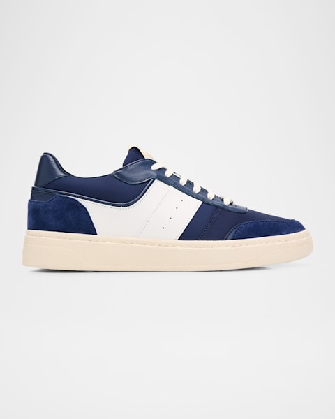 Giuseppe Zanotti Men's Gz94 Bicolor Leather High-Top Sneakers