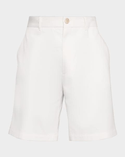 Prada Men's Linen Bermuda Shorts | Neiman Marcus