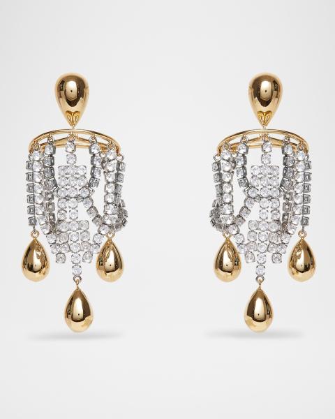 Lele Sadoughi Pinwheel Flower Button Earrings | Neiman Marcus