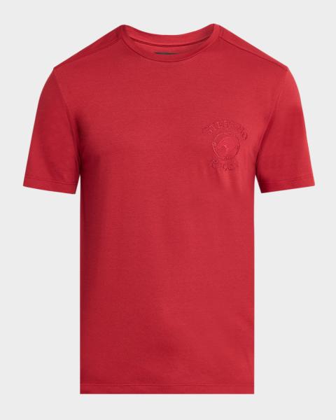 Prada Men's Crewneck Cotton T-Shirt | Neiman Marcus