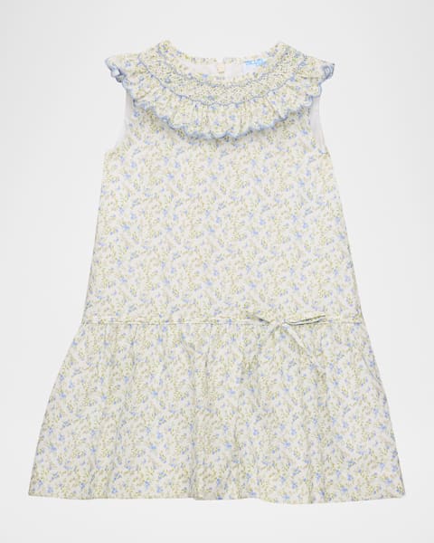 Dolce&Gabbana Girl's DG Logo Rose-Print Combo Dress, Size 8-14 | Neiman  Marcus